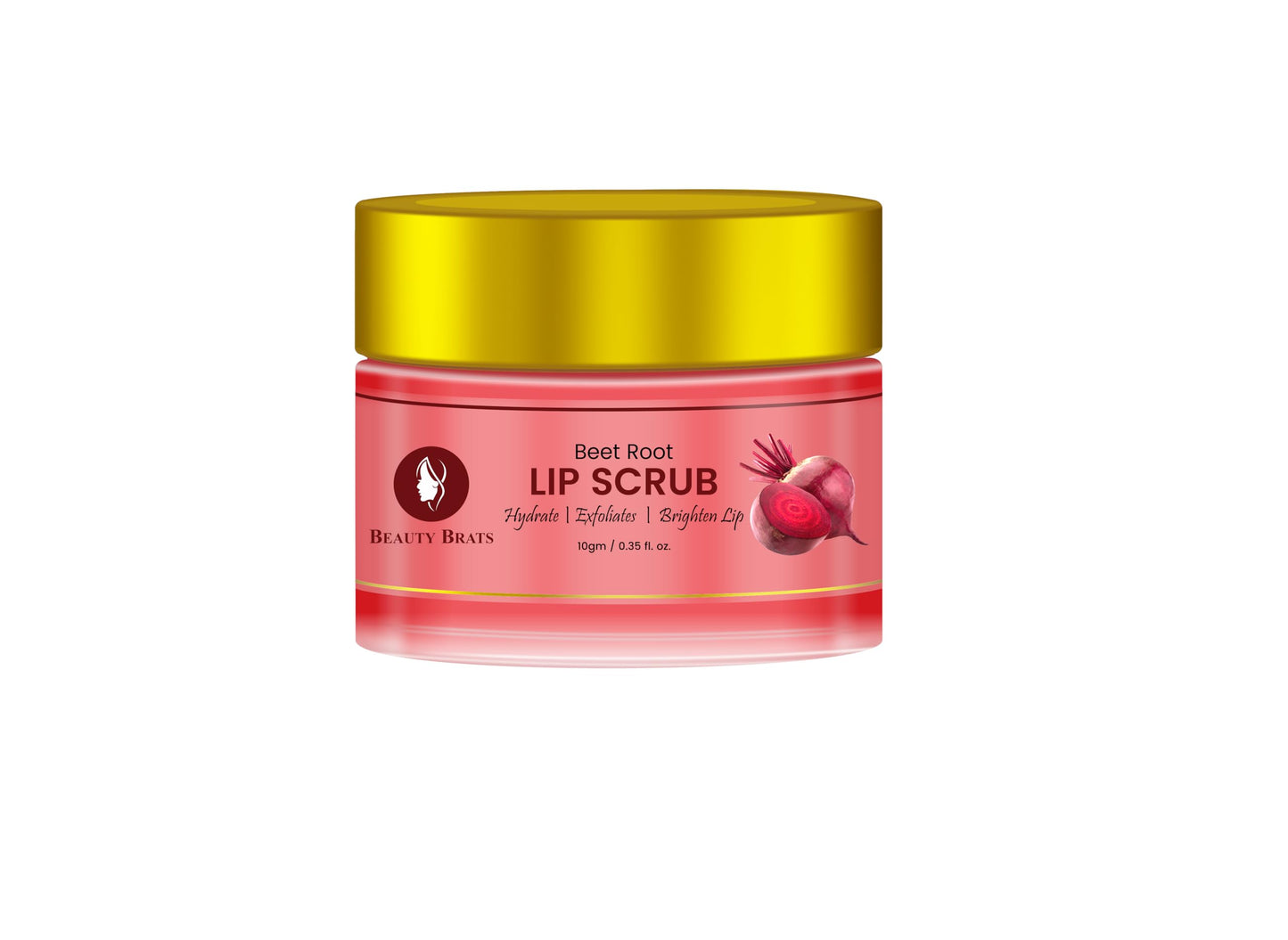 Beauty Brats Lip Scrub Beetroot 0.35 fl/oz Beauty and Personal Care BEAUTY BRATS