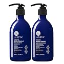 Luseta Color Brightening Blue Shampoo and Conditioner Set Orange & Copper Neutralizing for Brunettes & Dark Blondes, Brassiness Control Tone Beauty & Personal Care L LUSETA