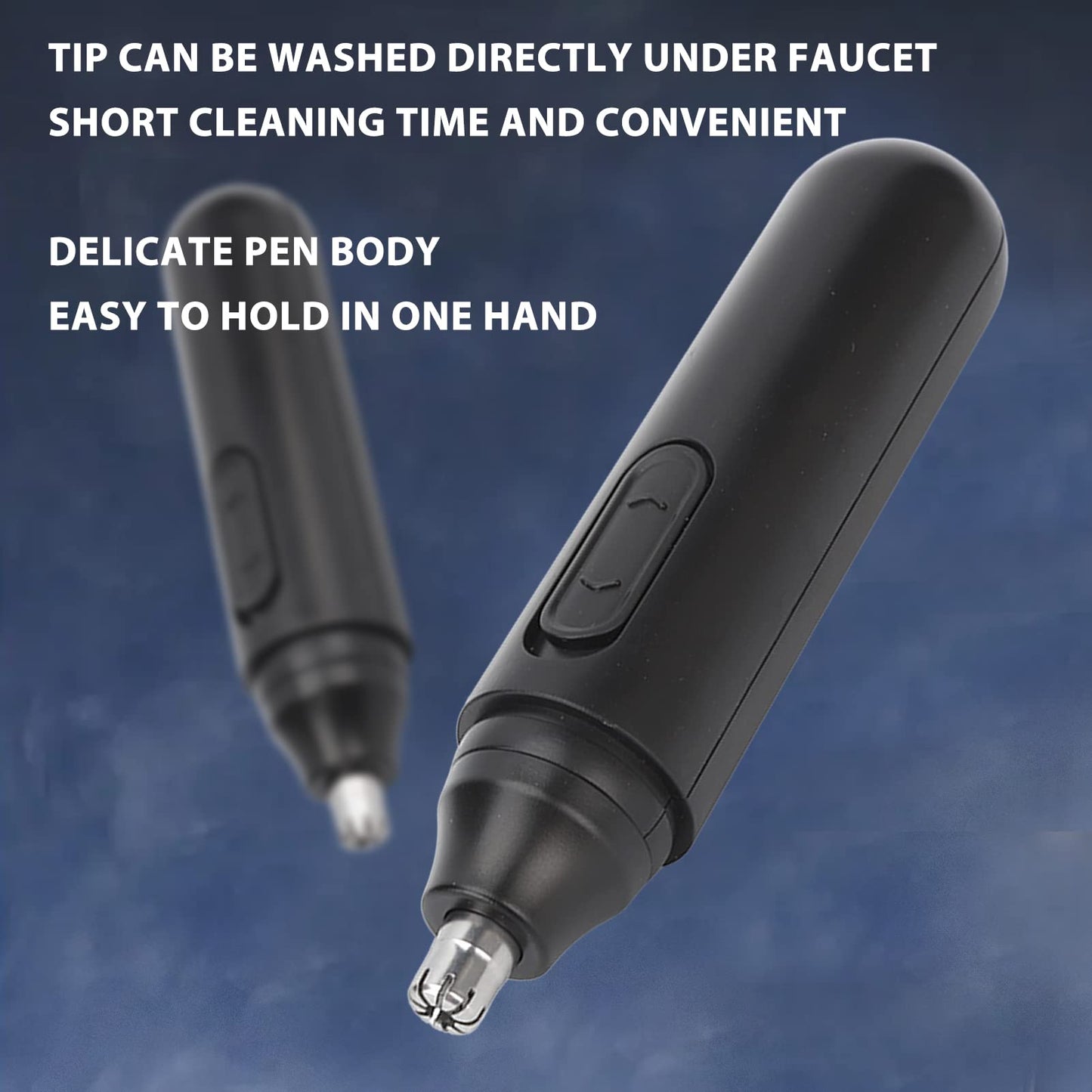 Electric Nose Hair Trimmer - Men Rechargeable USB Charging Removal Tool with LCD Digital Display Beauty and Personal Care FILFEEL