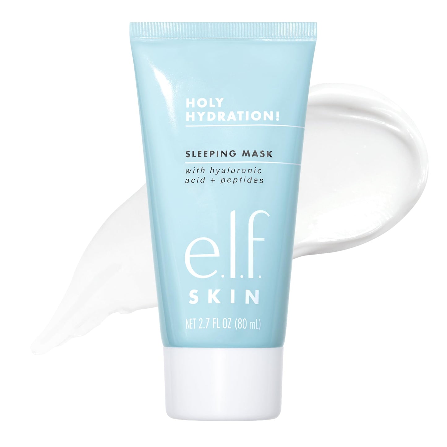e.l.f. SKIN Holy Hydration! Sleeping Mask, Moisturizing & Plumping Dual-Use Sleep Or Rinse-Off Face Mask, Soothes Skin With A Creamy Formula Beauty & Personal Care e.l.f.