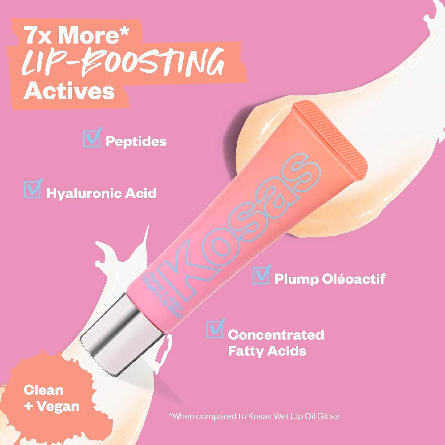 Kosas Plump and Juicy Lip Collagen Booster Beauty & Personal Care Kosas