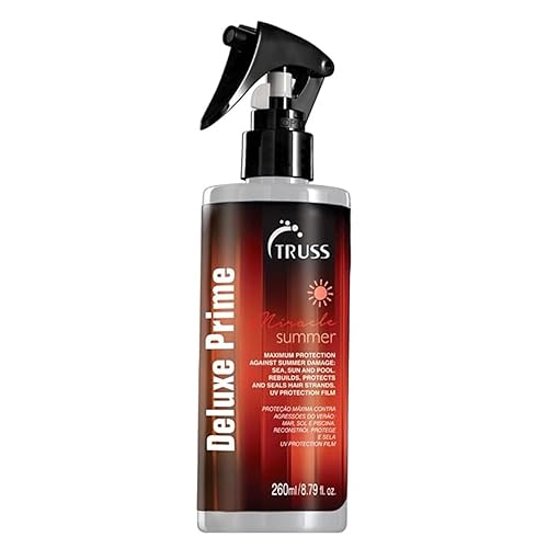 Truss Deluxe Prime Summer Hair Treatment - Protection Against Summer Hair Damage Caused By The Sun, Ocean and Pool - Repairs, Protects, & Seals Hair Beauty & Personal Care TRUSS