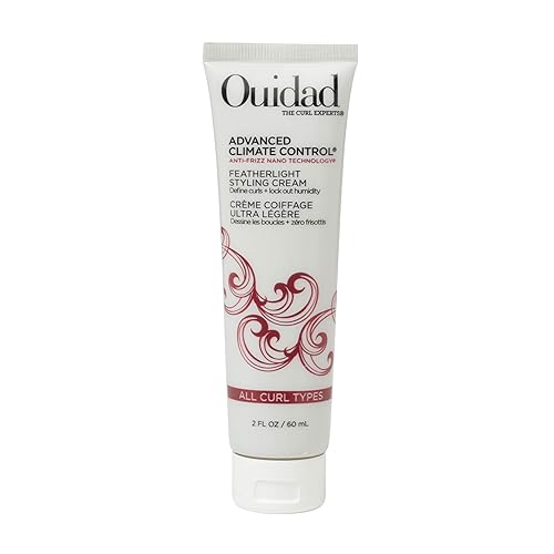 Ouidad Advanced Climate Control Styling Cream, 2 fl oz, Featherlight Curl Cream for Curly Hair, Shiny, Hydrated & Frizz-Free Curls, Sulfates, Parabens Beauty & Personal Care Ouidad