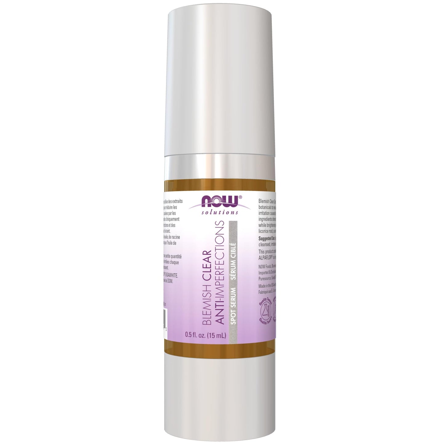 NOW Solutions, Blemish Clear Spot Treatment, Reduces Redness and Irritation, Purify, 0.5-Fluid Ounce Beauty & Personal Care NOW Foods