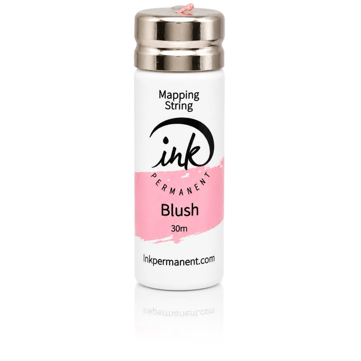 Ink Permanent Brow Mapping String, Blush, 100 Ft Pre-Inked Thread for PMU