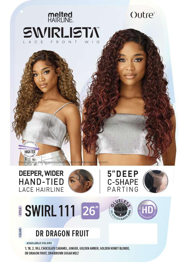 Outre Melted Hairline - Swirlista - Swirl 111 (JET BLACK 1)