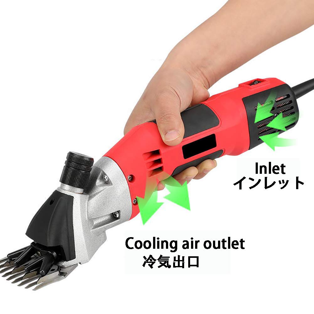 Livestock Electric Clipper,Fader Electric Scissors 6 Speed Adjustable 1000W Wool Shears US/UK/EU/JP, Shaver Suitable for All Kinds of Sheep, Cattle Beauty and Personal Care GagalU