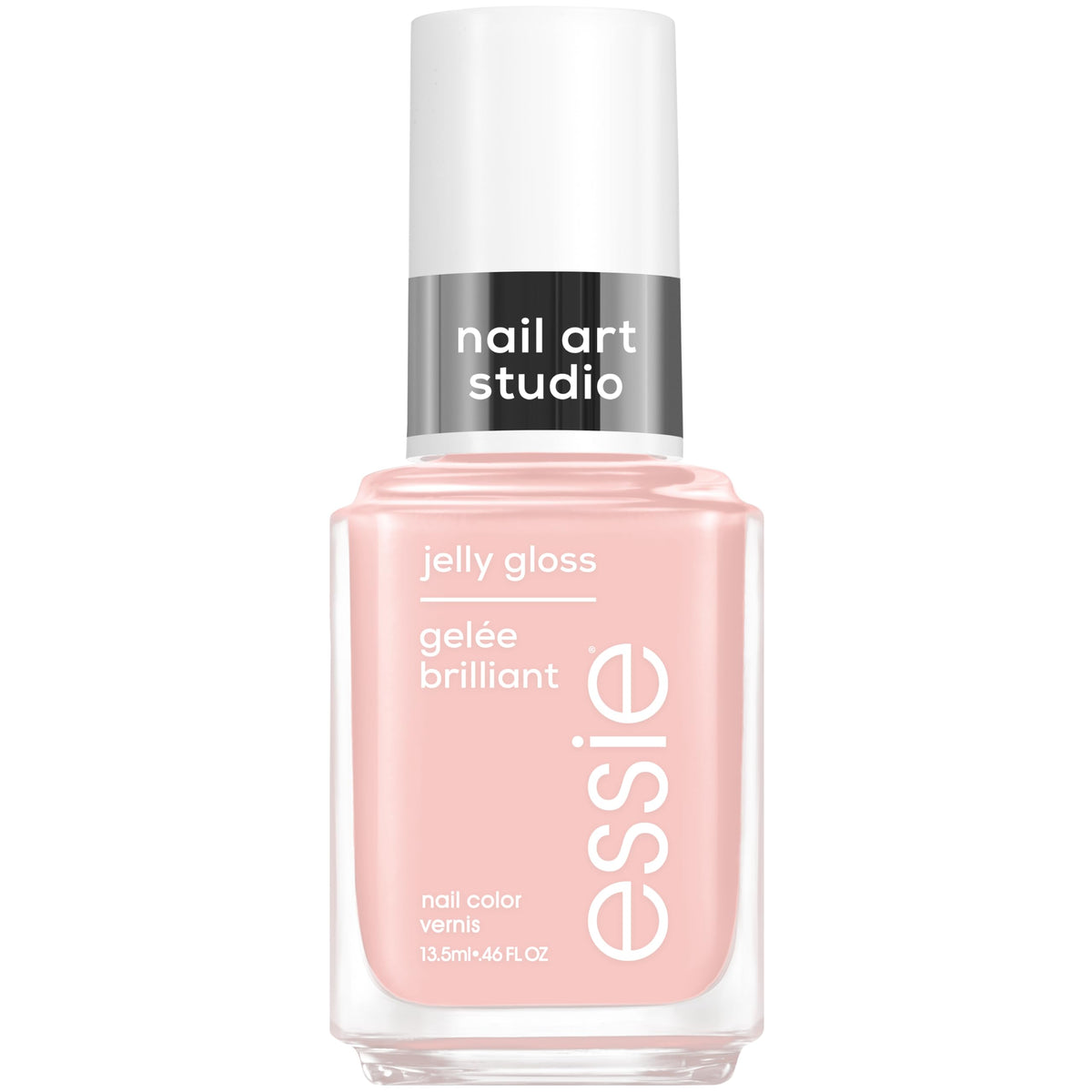 essie Nail Art Studio Jelly Gloss Nail Polish, Vegan, Boho Rodeo, Sheer Pink Nail Polish, Charm To Stable, 0.46 fl oz