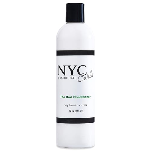 NYC Curls The Curl Conditioner | Daily, Leave-in, & Deep Conditioner for Curly, Coily, & Wavy Hair | 3 products in one | Silicone Free & Vegan | 12 FL Beauty & Personal Care NYC Curls by Carlos Flores