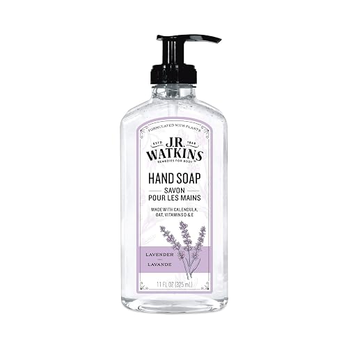 J.R. Watkins WT Hand Soap, Lavender, 10.8 fl oz (325 ml), Hand Wash, Stylish Beauty & Personal Care J.R. Watkins