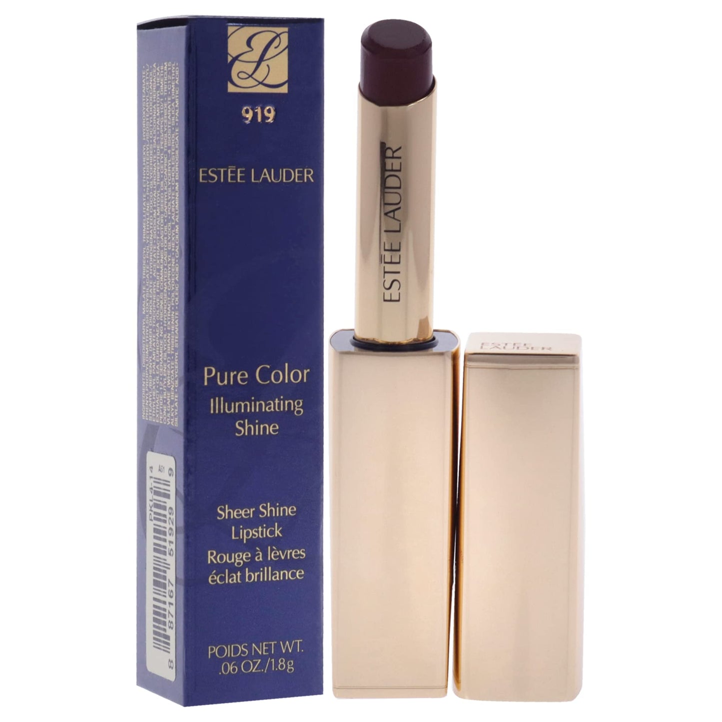 Estee Lauder Pure Color Illuminating Shine Lipstick - 919 Fantastical for Women - 0.06 oz Lipstick Beauty & Personal Care Estée Lauder