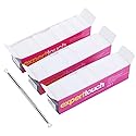 975 Pieces Lint Free Nail Art Gel Polish Remover Cotton Pad Nail Wipe With 1 Pcs Cuticle Double Head Pusher Remover Tool Beauty & Personal Care Tbestmax