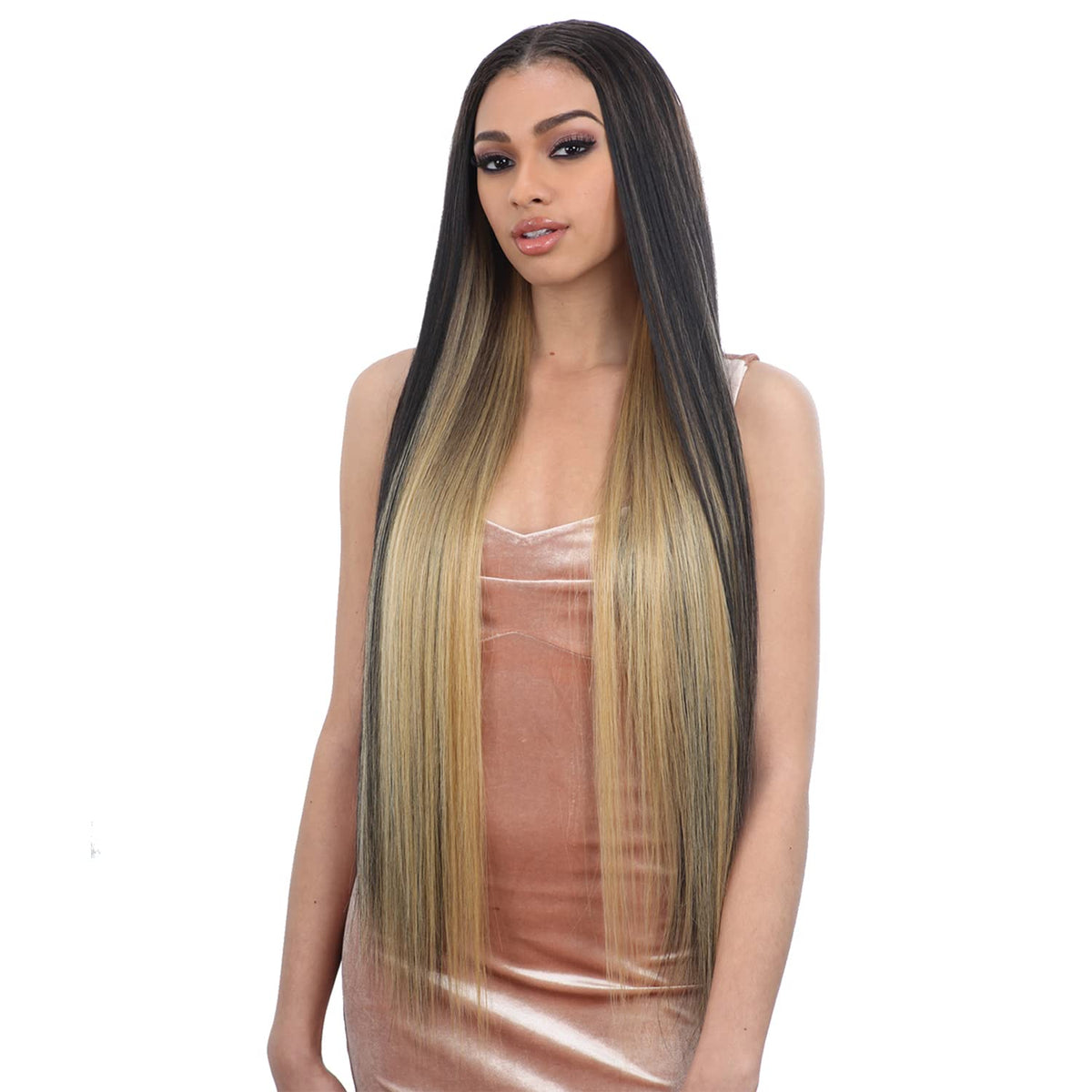 STRAIGHT 24" (OT27) - Shake-N-Go Organique Mastermix Synthetic Bundle Weave