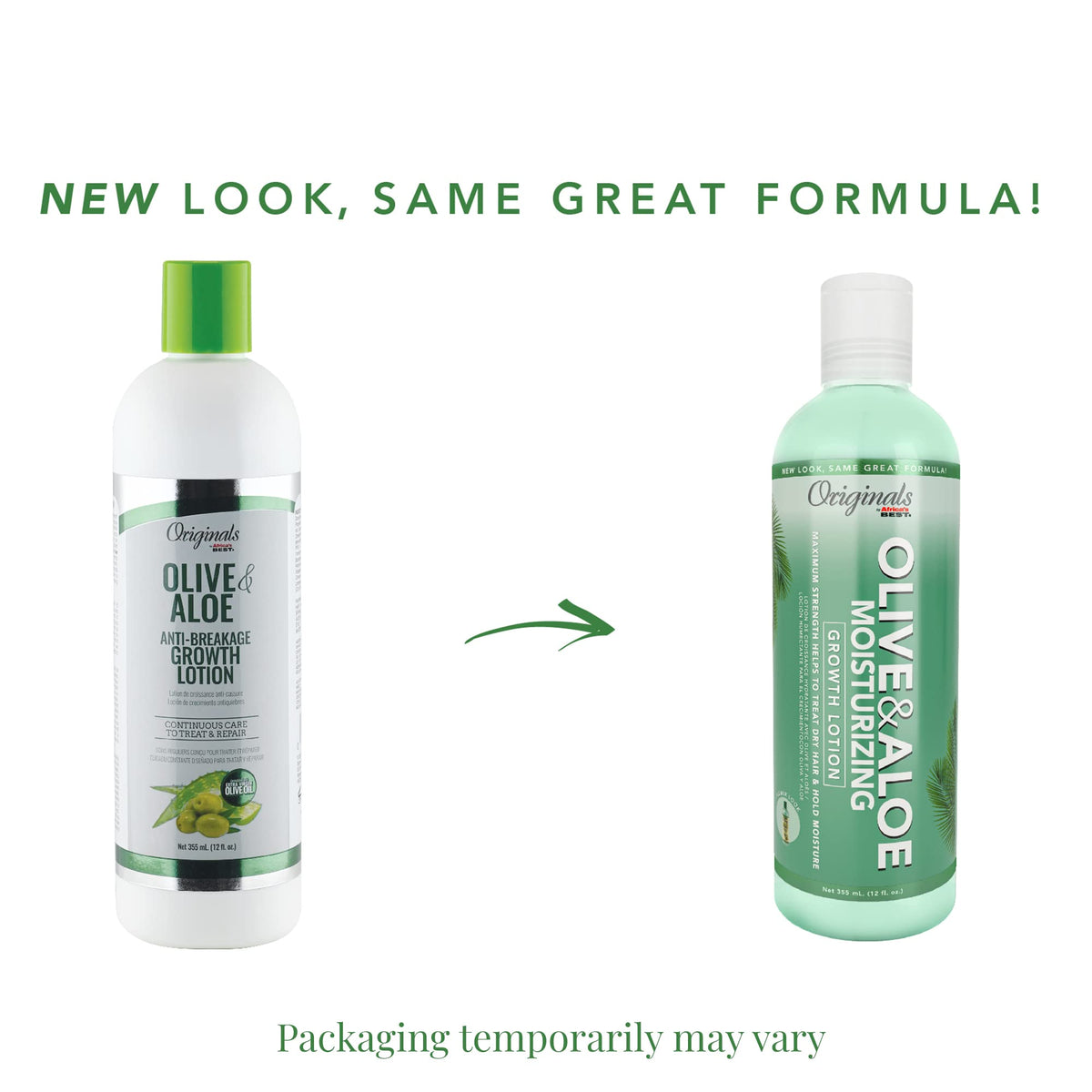 Originals by Africa's Best Olive & Aloe Moisturizing Growth Lotion, Ultimate Hydration Finishing Step, For All Hair Types and Textures, Petroleum Beauty & Personal Care Originals by Africa's Best
