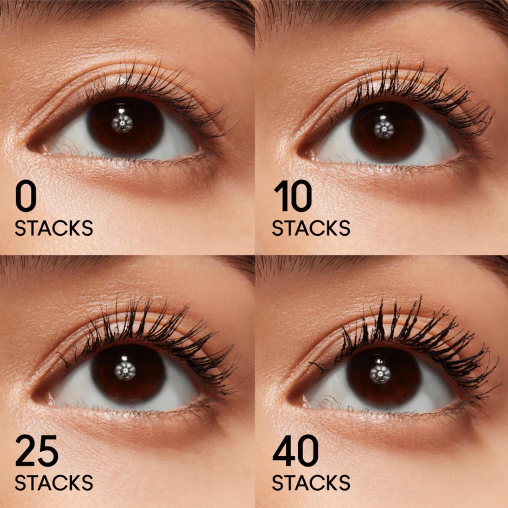 MAC Stack Superstack Mega Brush Waterproof Mascara - Black Stack by MAC for Women - 0.41 oz Mascara Beauty & Personal Care MAC