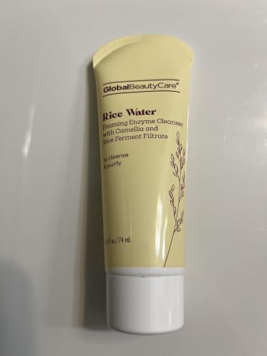 Global Beauty Care Rice Water Foaming Enzyme Cleanser with Camellia and Rice Ferment Filtrate, 2.5 fl oz Beauty & Personal Care Global Beauty Care