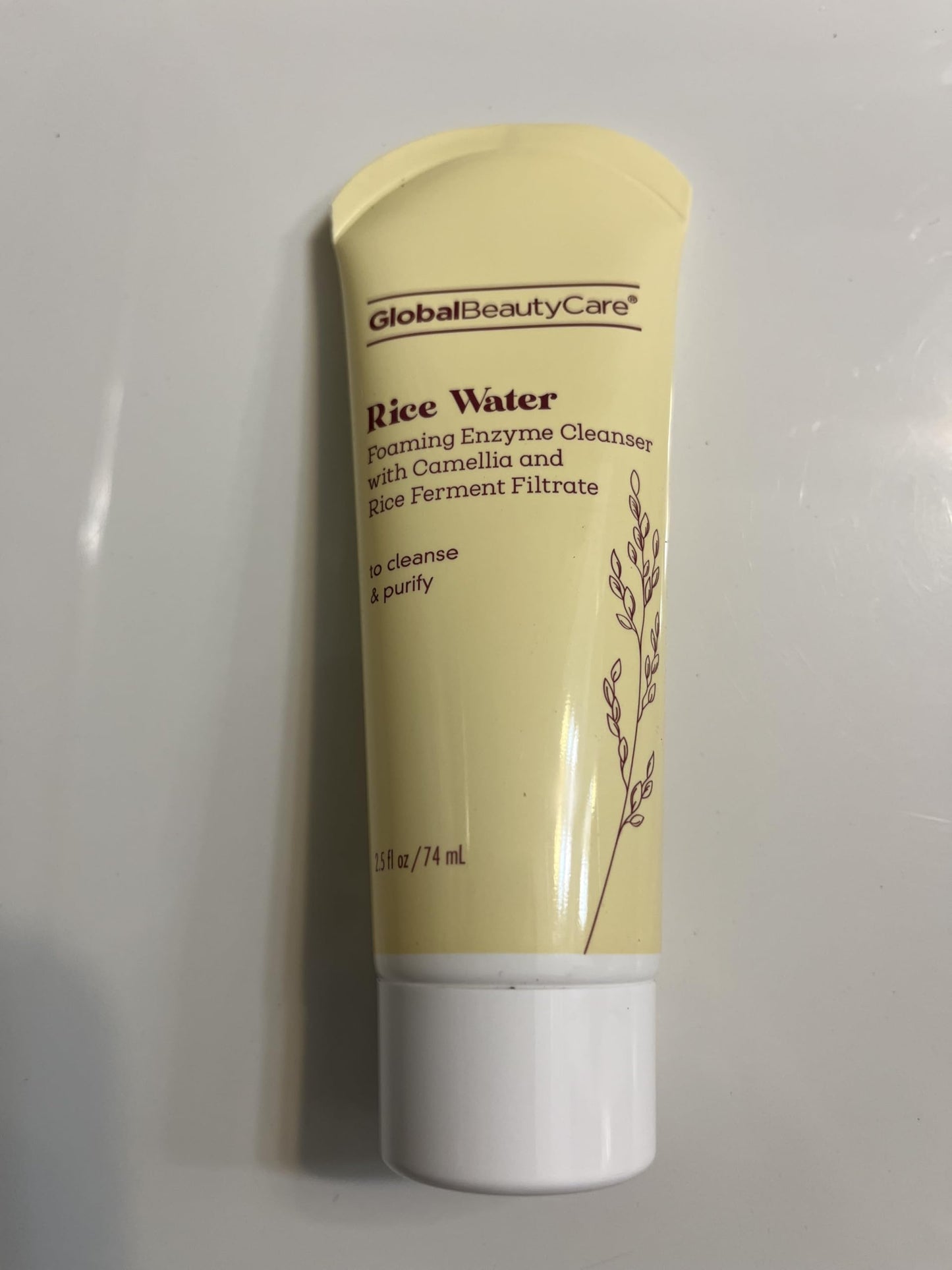 Global Beauty Care Rice Water Foaming Enzyme Cleanser with Camellia and Rice Ferment Filtrate, 2.5 fl oz Beauty & Personal Care Global Beauty Care