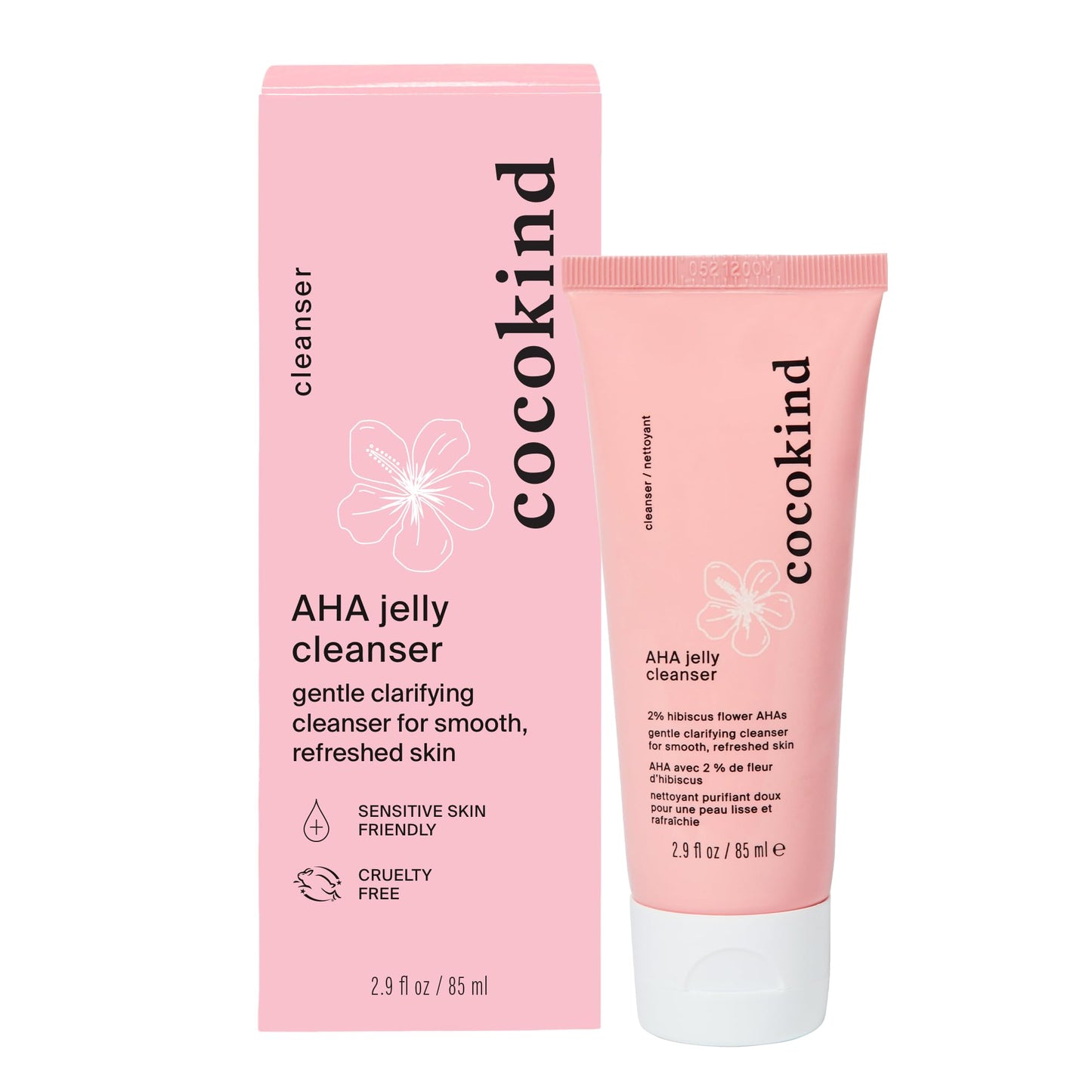 Cocokind AHA Jelly Cleanser, Gentle Face Wash and AHA BHA Cleanser with Hyaluronic Acid, Exfoliating Face Wash for Oily Skin Beauty & Personal Care Cocokind