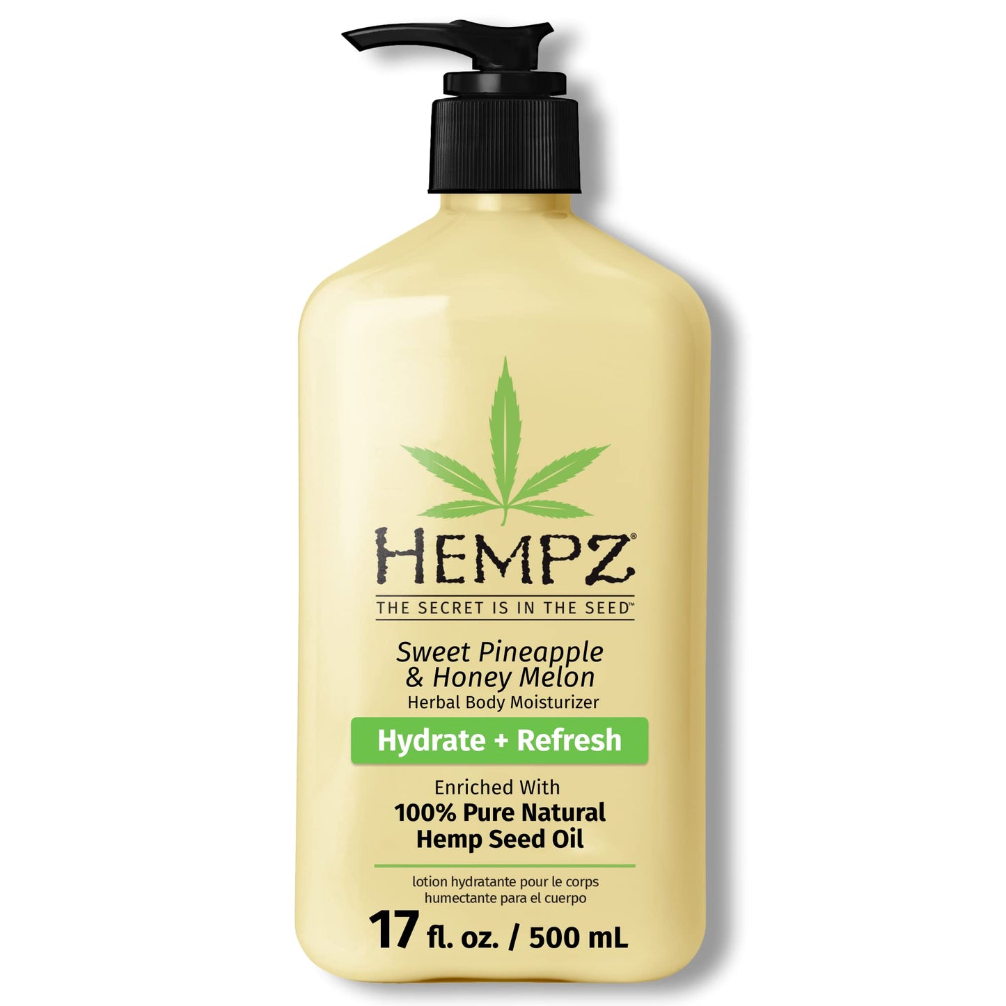 HEMPZ Body Lotion - Sweet Pineapple and Honey Melon - Daily Moisturizing Cream - 17oz Beauty & Personal Care Hempz