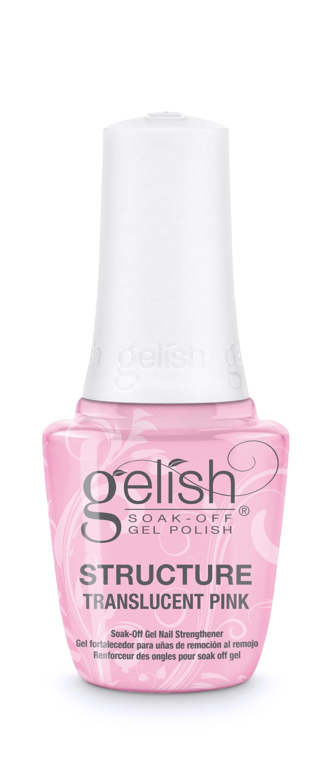 Gelish Self-Leveling Brush On Structure Gel - Translucent Pink, 15mL