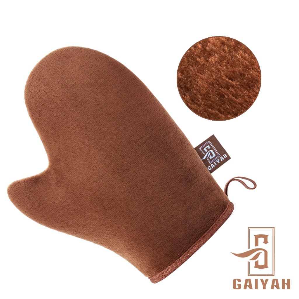 GAIYAH Self Tanning Mitt Applicator Self Tanner Mitt Applicator Tanning Mitts Self Tanner With Thumb Ultra Soft Tanning Glove For Self Tan Mitt Beauty & Personal Care G GAIYAH
