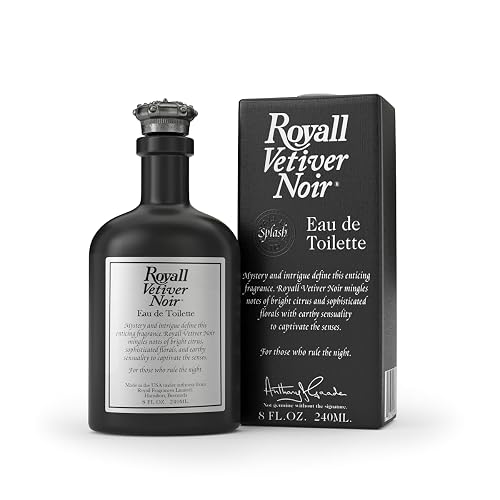 ROYALL VETIVER NOIR, Men's Eau de Toilette, Vetiver & Amber Fragrance - 8 Fl oz Splash Beauty & Personal Care ROYALL LYME