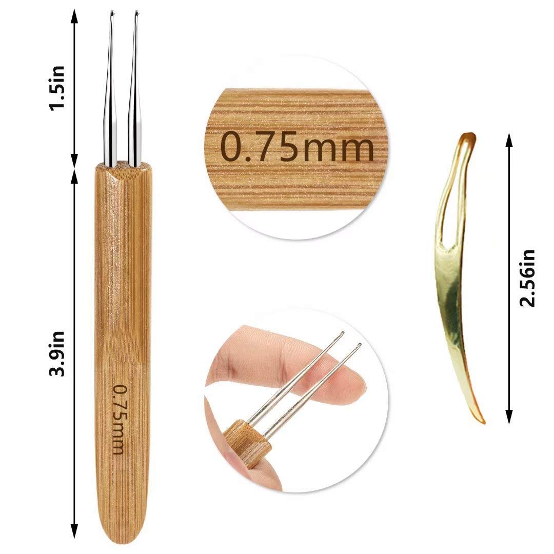 5 Pcs Dreadlocks Tool Set Includes 3 Pcs Dreadlocks Crochet 1 Hook 2 Hooks 3 Hooks Hair Weaving Needle Crochet, 2 Pcs Crochet Hair Tools Interlocking Beauty & Personal Care FFNIU