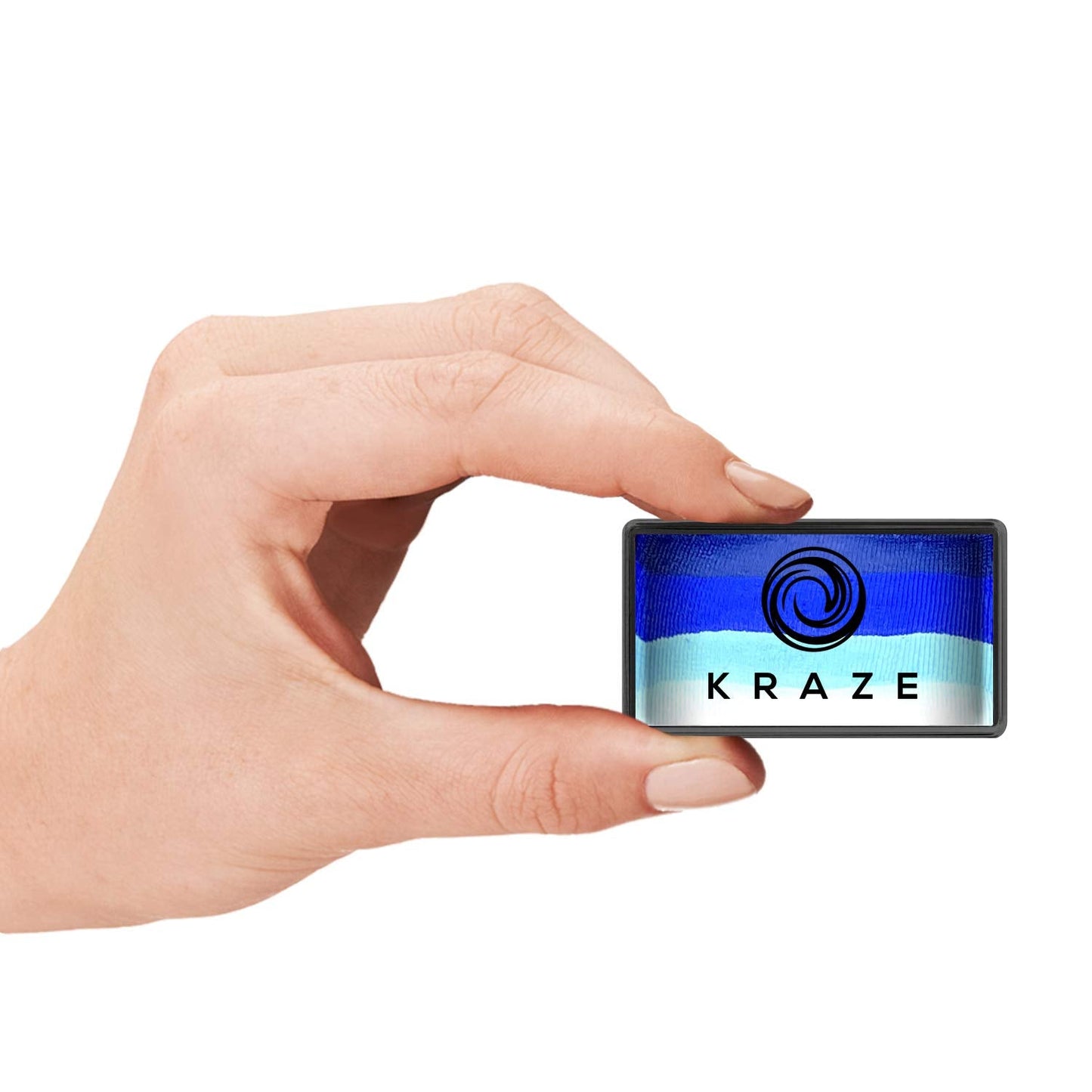 Kraze FX Dome Stroke - Dark Wave (25 gm), Professional 1-Stroke Split Cake, Hypoallergenic, Non-Toxic, Water Activated Face & Body Painting Makeup Beauty & Personal Care Kraze FX