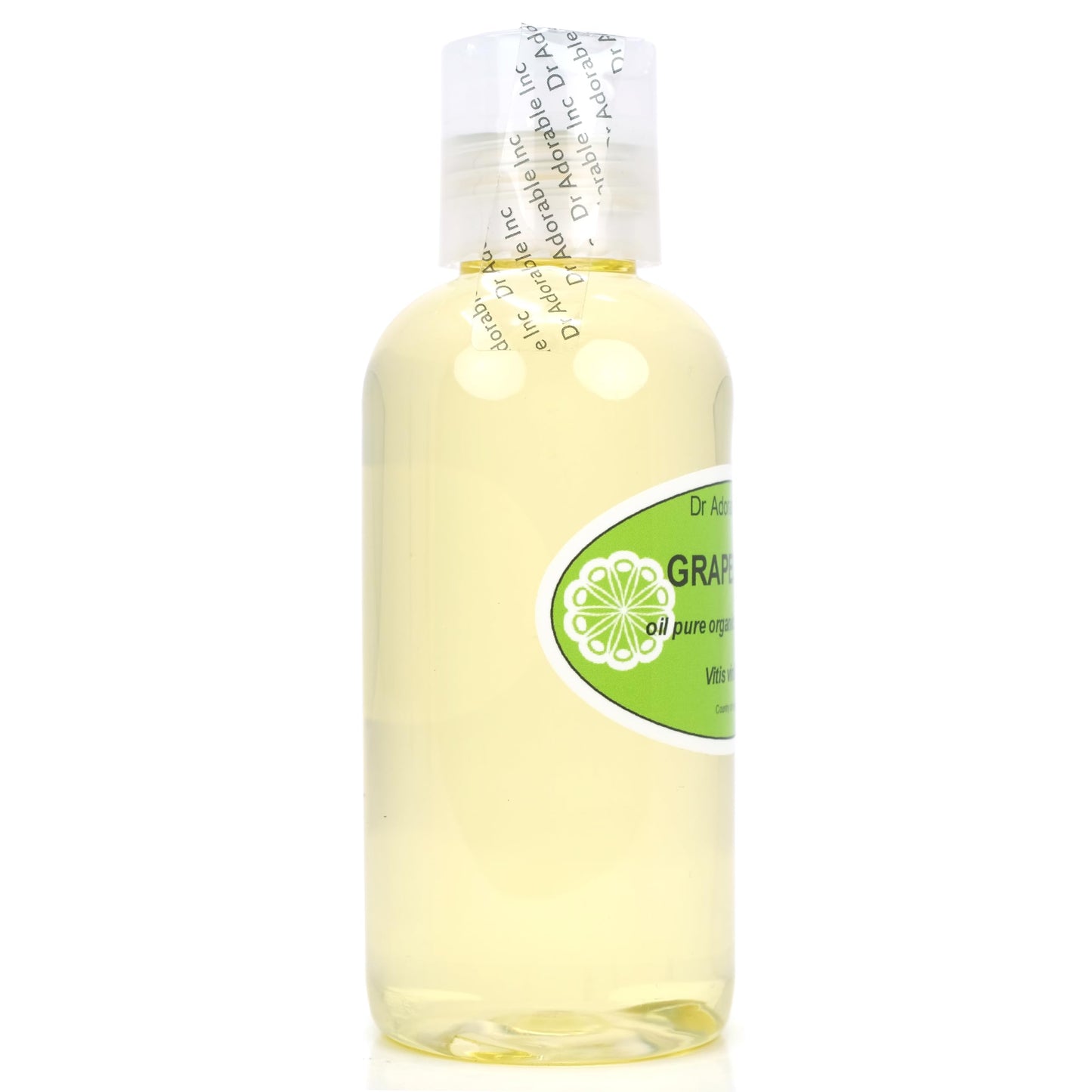 Dr Adorable - 4 oz - Grapeseed Oil - 100% Pure Natural Organic Cold Pressed Beauty & Personal Care Dr Adorable