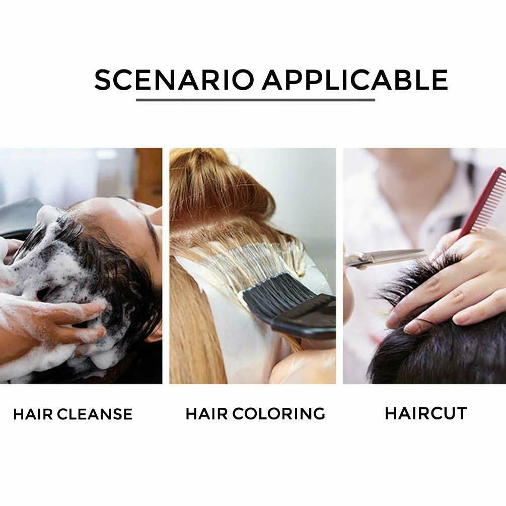 Disposable Hair Cutting Capes Transparent Barber Shawl Apron Waterproof Haircut Gowns Cover Super Light Shampoo Dye Perm Hair Bib Cape Multiple Use at