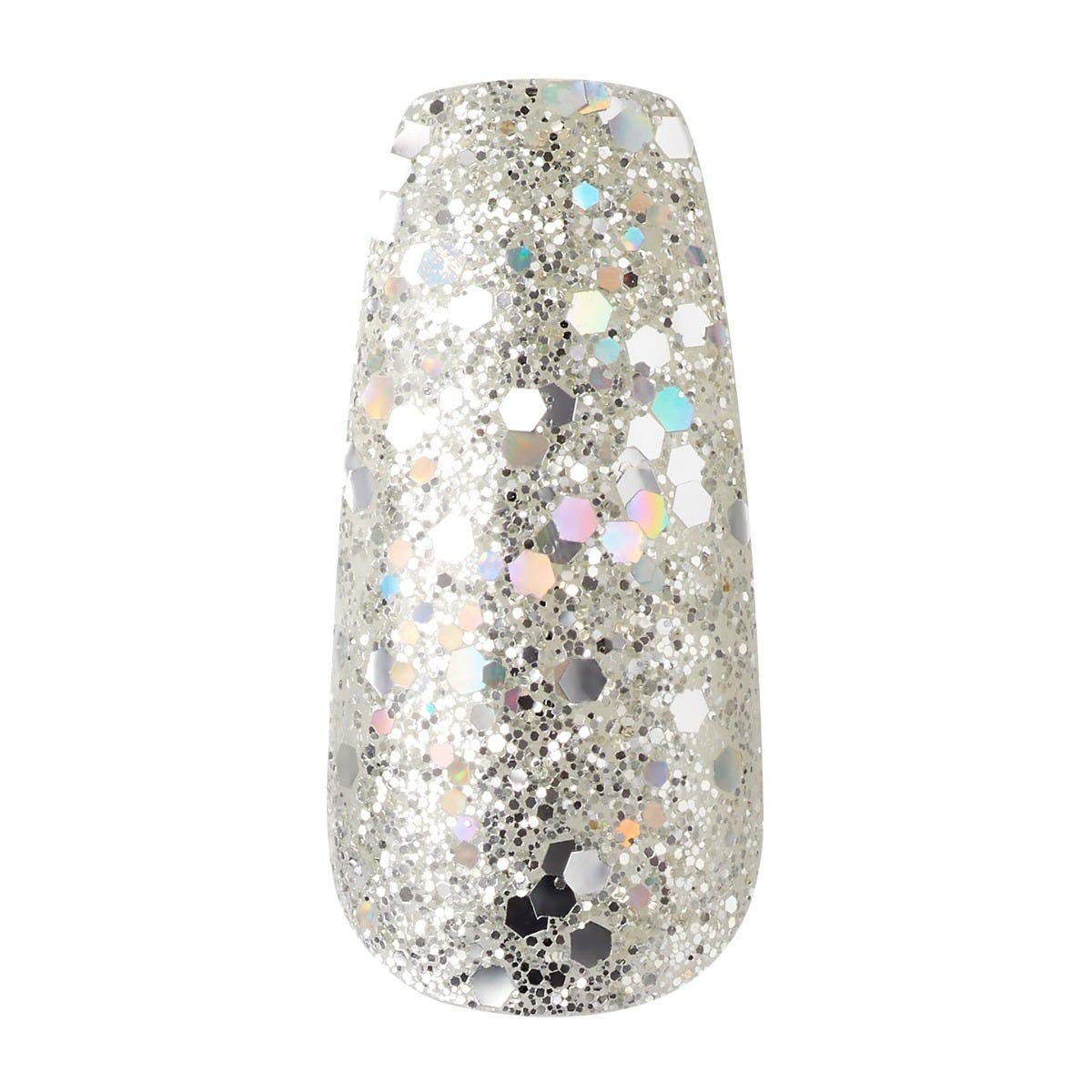 KISS Masterpiece One-Of-A-Kind Luxe Mani, Long Length, Premium Acrylic Fake Nails, Style “No.1”, with Pink Gel Nail Glue, Manicure Stick, Mini File, Beauty & Personal Care KISS