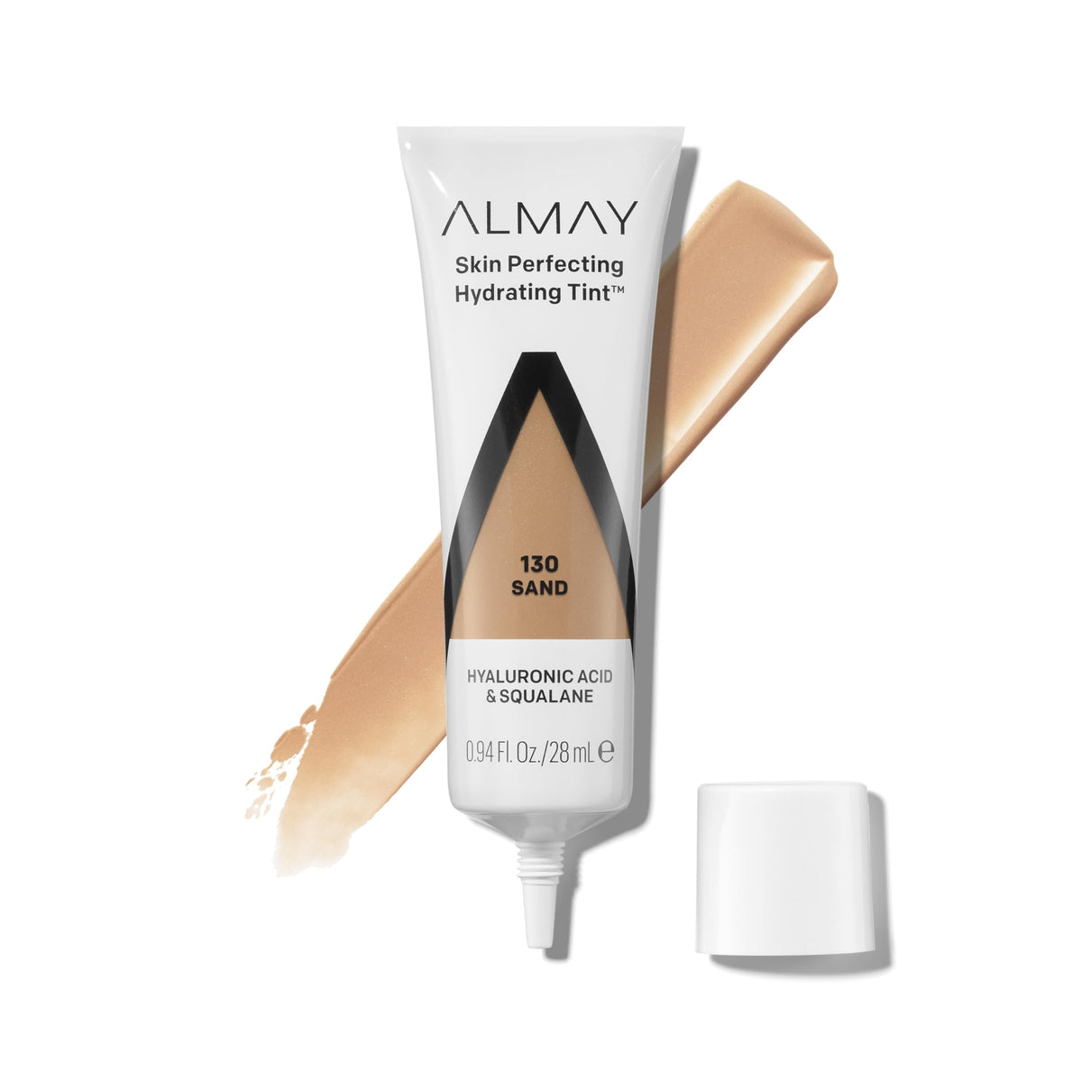 Almay Skin Perfecting Hydrating Tint Foundation, 130 Sand, 0.94 fl oz