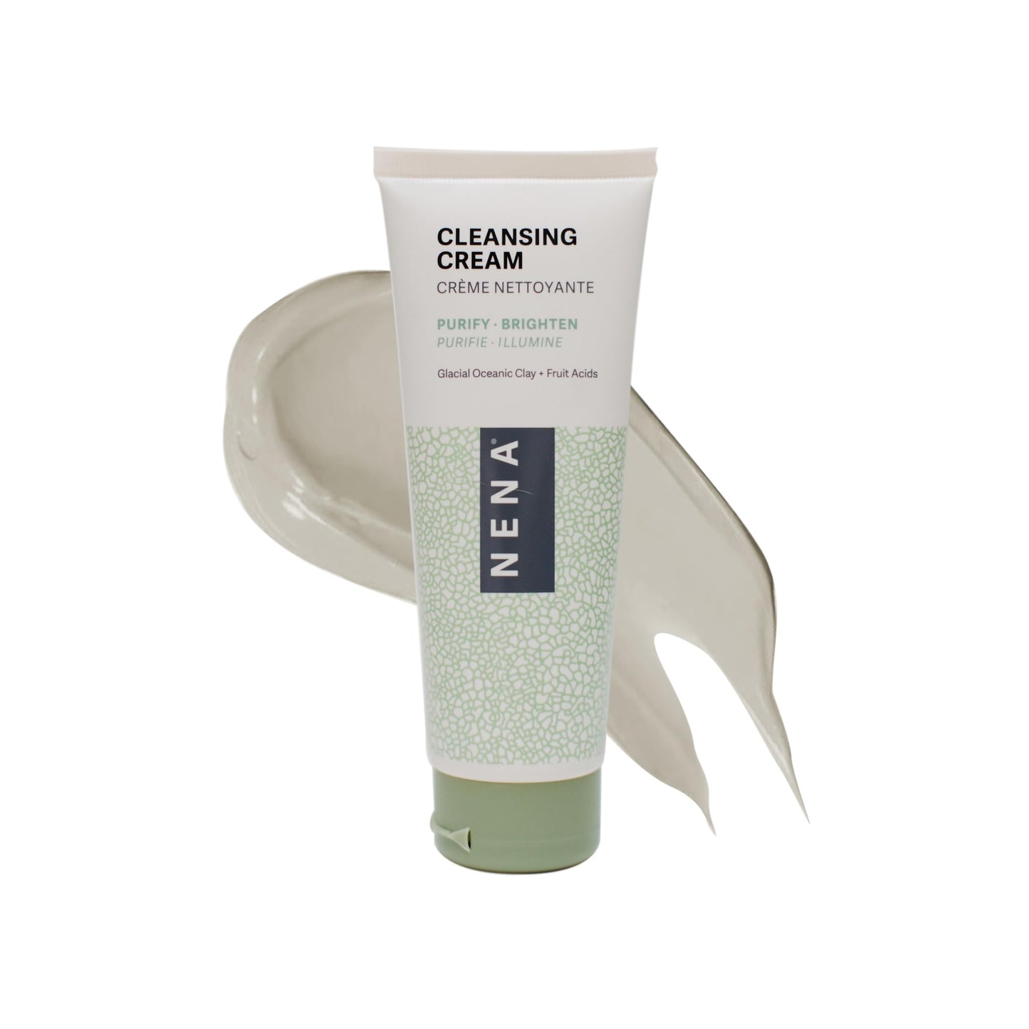 NENA Skincare Cleansing Cream - Face Wash - Gluten Free Facial Cleanser - Hydrating Mineral-Powered Formula for Soft, Radiant Skin - 3.5 oz Beauty & Personal Care NENA