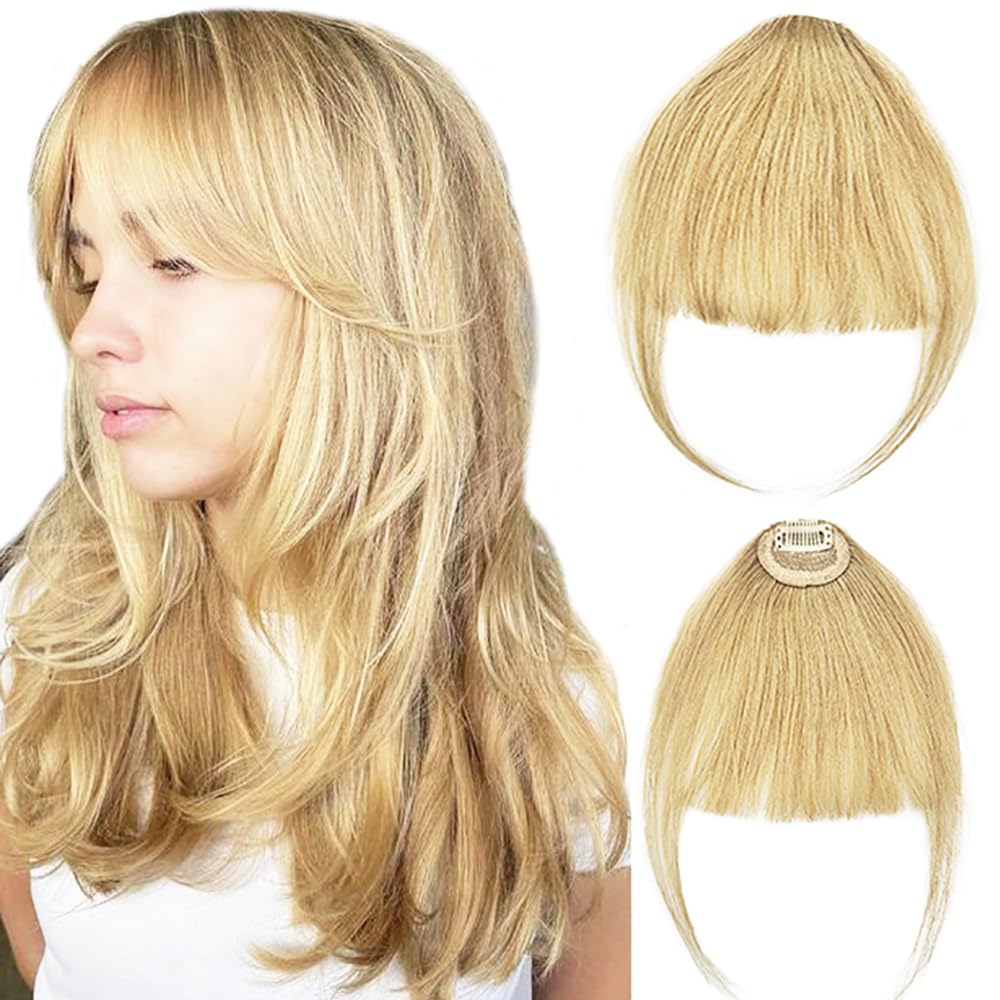 ORIGEN Clip in Bangs Human Hair Hairpieces for Women, Black Beauty and Personal Care ORIGEN Default Title