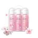 Cherry Blossom Shampoo and Conditioner & Body Wash Set,Hydrating Hair Care&Gentle Moisturizing Shower Gel,Delicate Floral Scent for Soft Silky Beauty & Personal Care TUOSHITONG