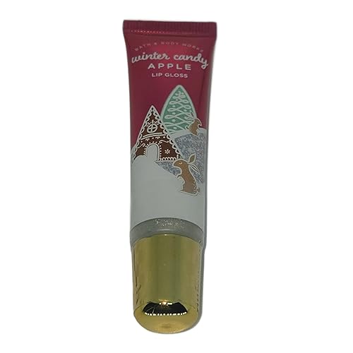 Bath & Body Works Shimmer Lip Gloss Winter Candy Apple .47oz Beauty & Personal Care Bath & Body Works