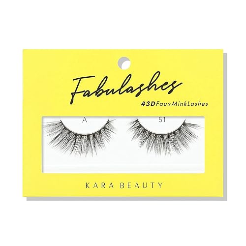 KARA BEAUTY 3D Faux Mink Strip Lashes - Reusable False Eyelashes - Lightweight, Beginner-Friendly Eye Lashes for Special Occasion, Wedding, Prom Beauty & Personal Care Kara Beauty