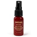 Mehron Makeup Blood Splatter | Professional Fake Spray Blood | Performance, Halloween, Face Paint, Costumes, & Special FX 1 fl oz (30 ml) | Made in Beauty & Personal Care Mehron