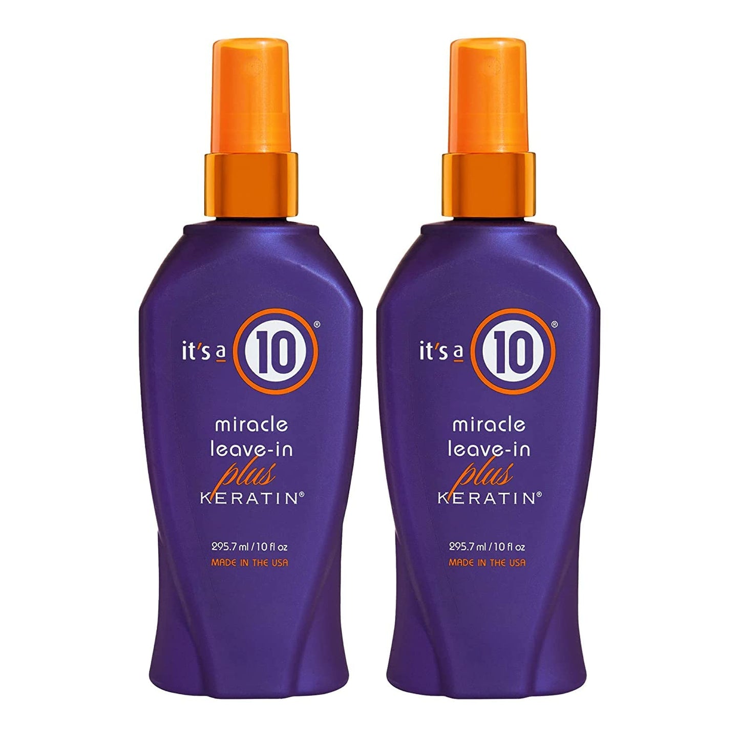 It's a 10 Haircare Miracle Leave-In Plus Keratin Spray, 10 fl. oz (Pack of 2) Beauty & Personal Care It's a 10 Haircare