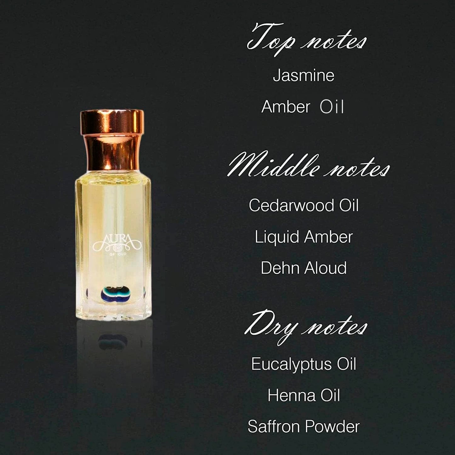 Aura Of Oud, Hair Fragrance, Pure and Feminine Amira Scent, 100% Pure, Alcohol-Free Perfume for Women, Jasmine and Amber Oil Top Notes - LIGHT OUD Beauty & Personal Care Aura Of Oud