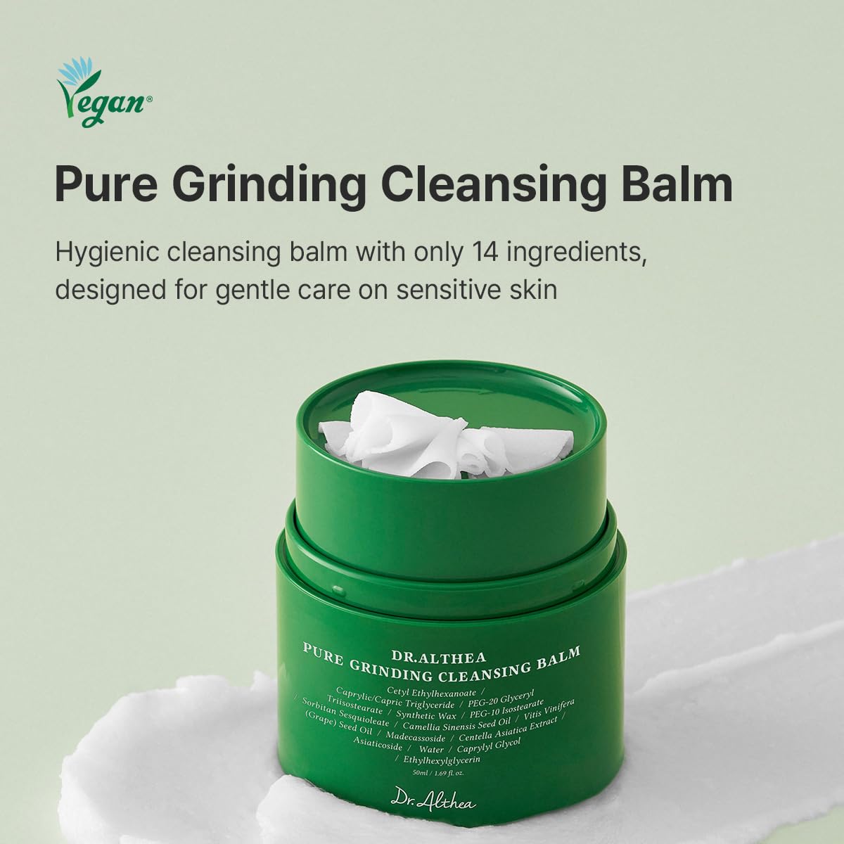 Dr.Althea Pure Grinding Cleansing Balm, Korean Vegan Skin Care, 1.69 Fl Oz Beauty and Personal Care Dr.Althea