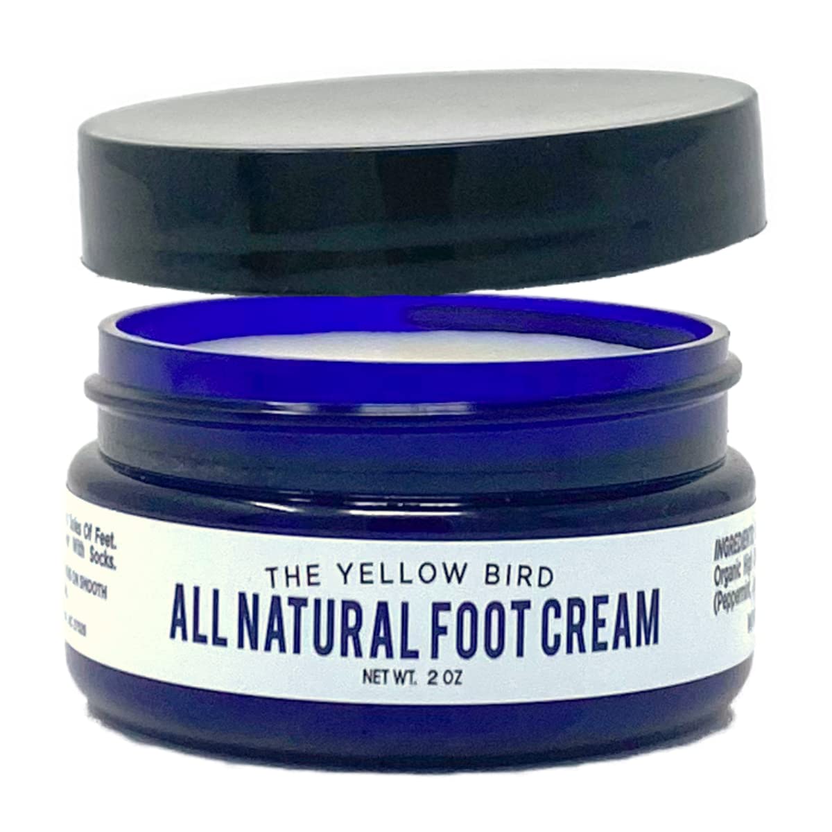 Yellow Bird Foot Cream - Hydrating Tea Tree Oil Foot Balm with Essential Oils. Natural Athletes Foot Treatment. Moisturizing Cracked Feet Repair Beauty & Personal Care The Yellow Bird