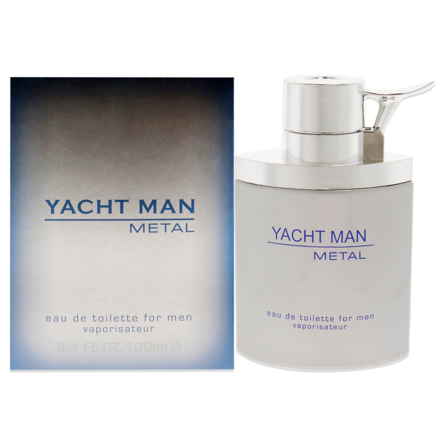 Yacht Man Metal by Myrurgia for Men - 3.4 oz EDT Spray Beauty & Personal Care Myrurgia