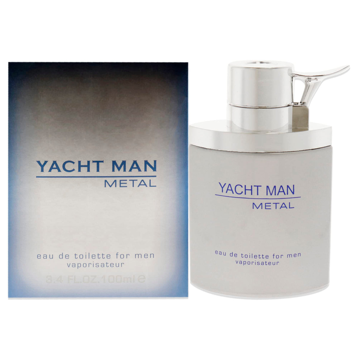 Myrurgia Yacht Man Metal toilette Spray for Men, 3.40-Ounce