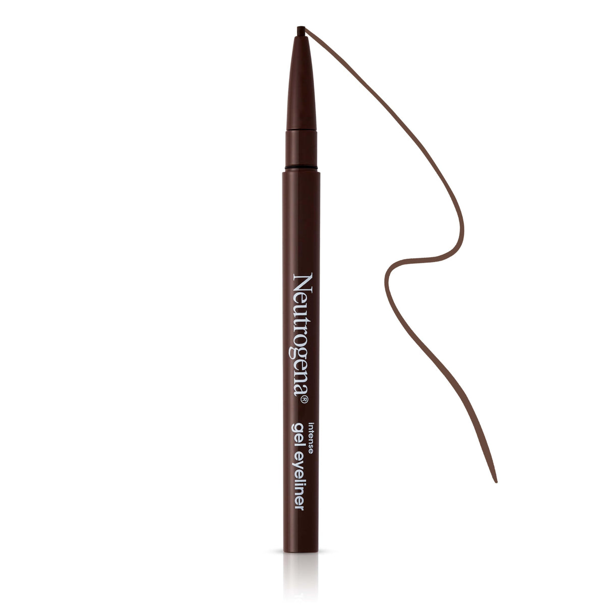 Neutrogena Intense Gel Eyeliner, Eye Makeup with Antioxidant Vitamin E, Bold Precision Eyeliner, Smudge- and Water-Resistant, Dark Brown, 0.004 oz Beauty & Personal Care Neutrogena