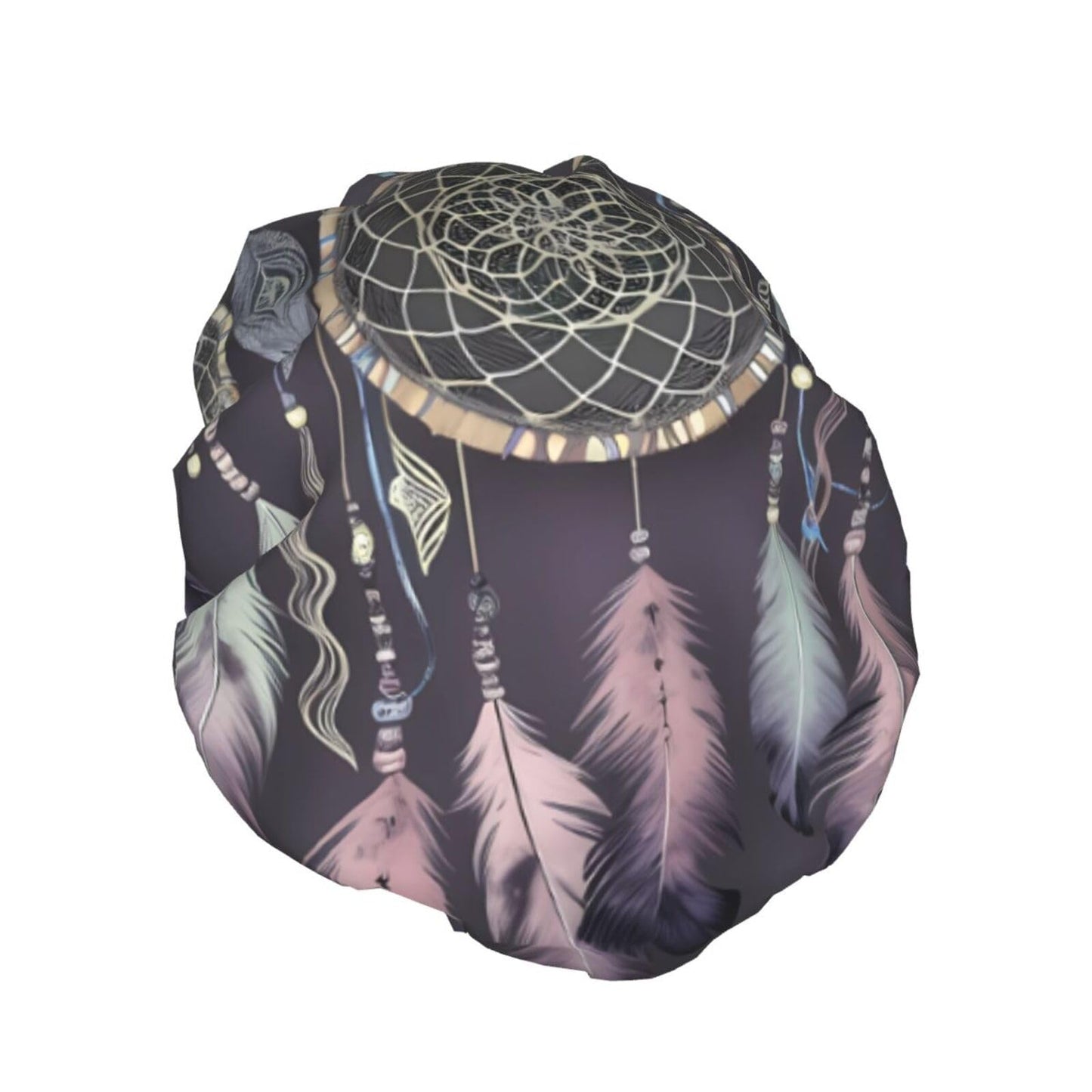 Dream Catcher Shower Cap for Women Men Large Reusable Shower Bonnet Double-Layer Waterproof Bath Caps Elastic Band Hair Hat for All Hairstyles Beauty and Personal Care BWLHJKE