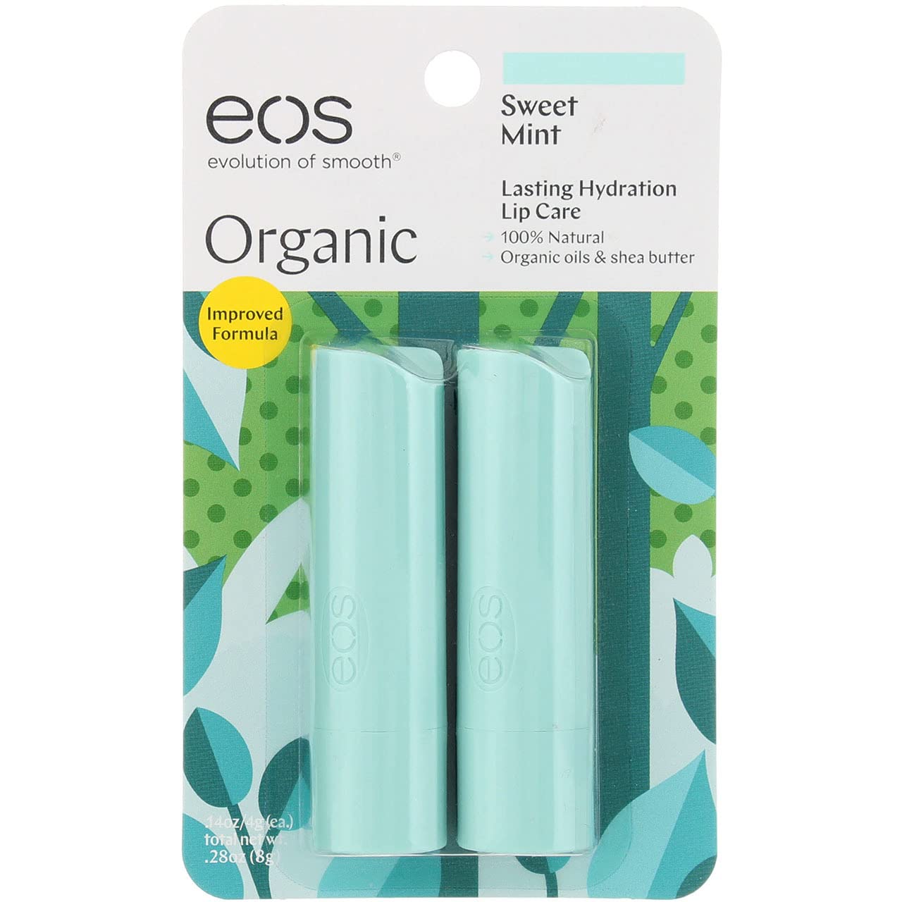 Eos Lip Balm Stick, Sweet Mint (Pack of 2)2 Beauty & Personal Care eos