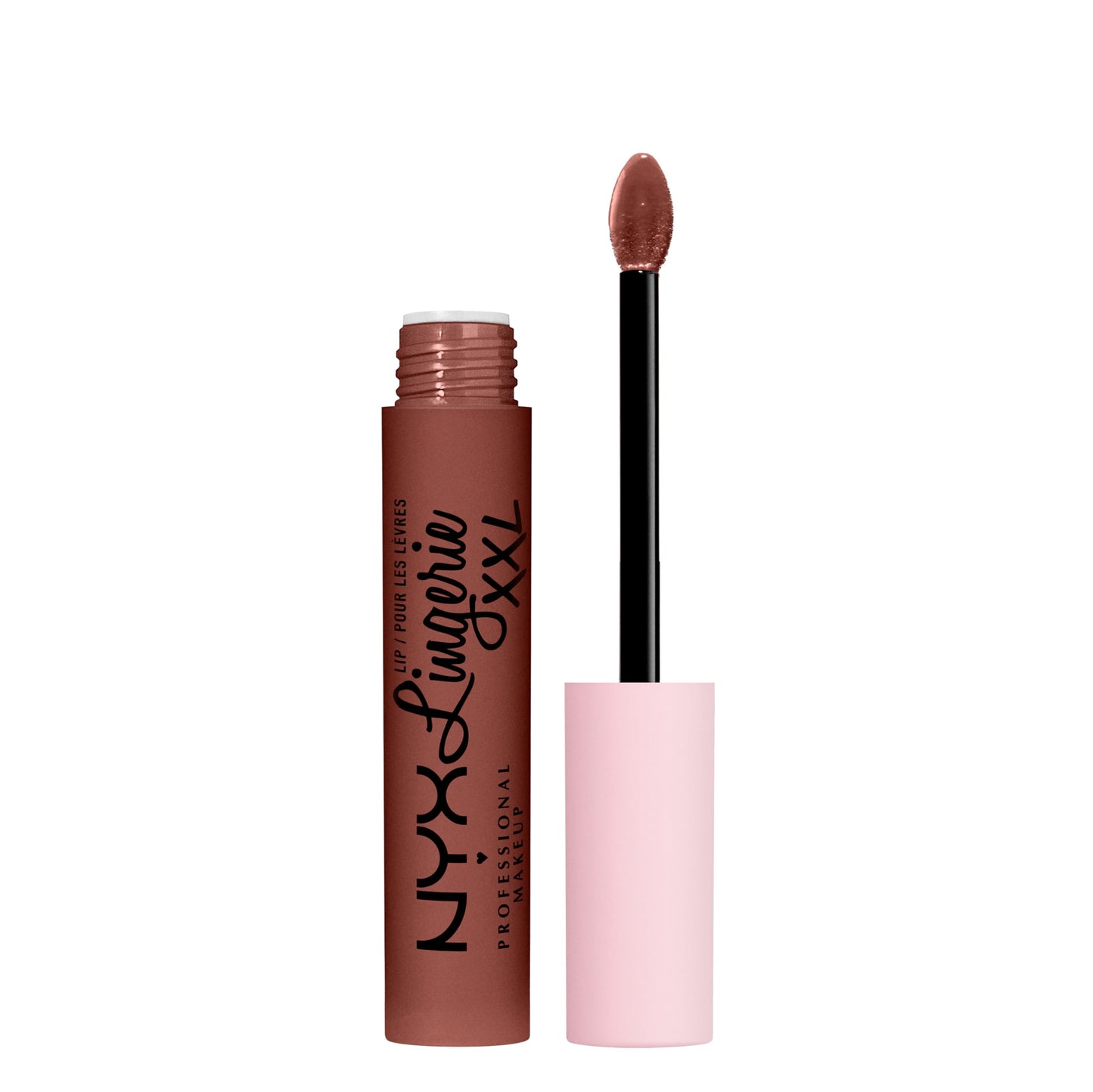 NYX PROFESSIONAL MAKEUP Lip Lingerie XXL Matte Liquid Lipstick - Low Cut (Warm Brown Nude) Beauty & Personal Care NYX PROFESSIONAL MAKEUP