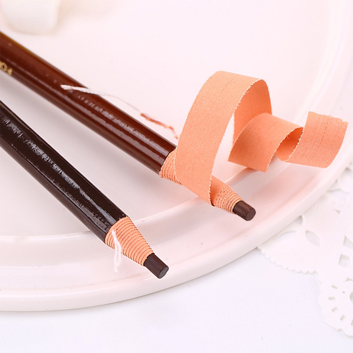 5 COLORS Set Eyebrow Pencil Drawing Eye Brow Pen Peel Off Makeup Cosmetic Beauty & Personal Care queenland