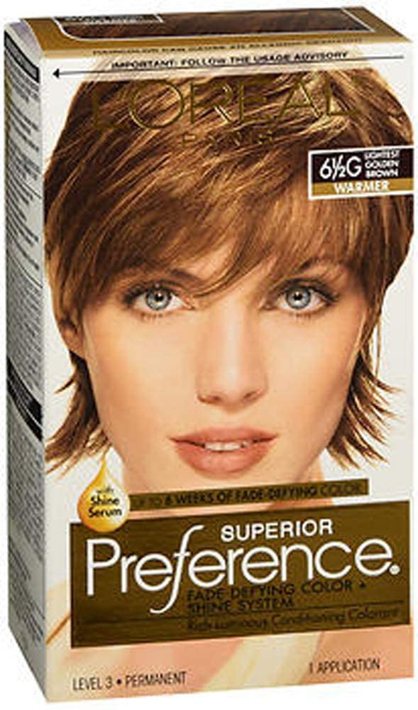 L'Oreal Superior Preference - 6-1/2G Lightest Golden Brown (Warmer) 1 Each (Pack of 2) Beauty & Personal Care L'Oreal Paris